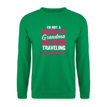Im A Grandma I Do What I Want Nana Grandmother - Unisex Pullover - Kelly Green - Vorne