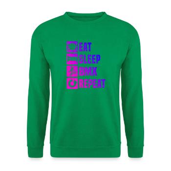 BMX-Fahren Geschenkidee für die Freestyle-Fahrerin - Unisex Pullover - Kelly Green - Vorne