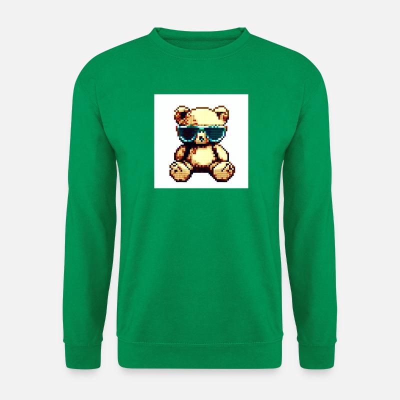 Pixelteddy - Unisex Pullover - Kelly Green