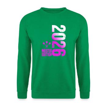 Darts Meister 2026 Kreisliga shirt pink weiß - Unisex Pullover - Kelly Green - Vorne