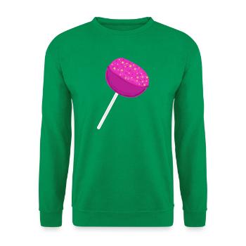 Enfant aux Enfants aux Bonbons Roses - Sweat-shirt Unisexe - vert - Devant