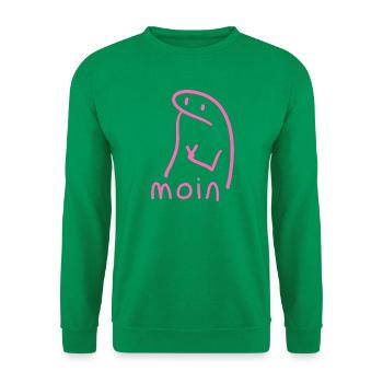 moin - Unisex Pullover - Kelly Green - Vorne