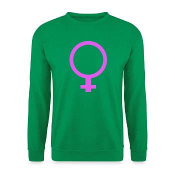 Genre féminin - Sweat-shirt Unisexe - vert - Devant