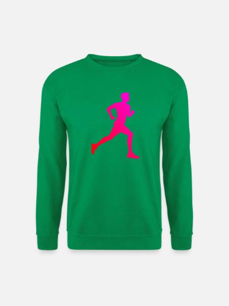 Geschenkidee für einen Running mit Running - Unisex Pullover - Kelly Green