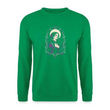 Die Vampirin mit den schwarzen Rosen - Unisex Pullover - Kelly Green - Vorne