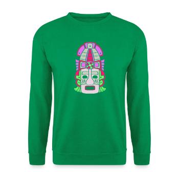 Calendrier maya inca aztèque - Sweat-shirt Unisexe - vert - Devant