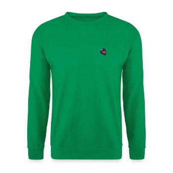 Schädel mit Helm - Unisex Pullover - Kelly Green - Vorne
