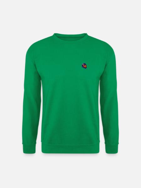 Schädel mit Helm - Unisex Pullover - Kelly Green