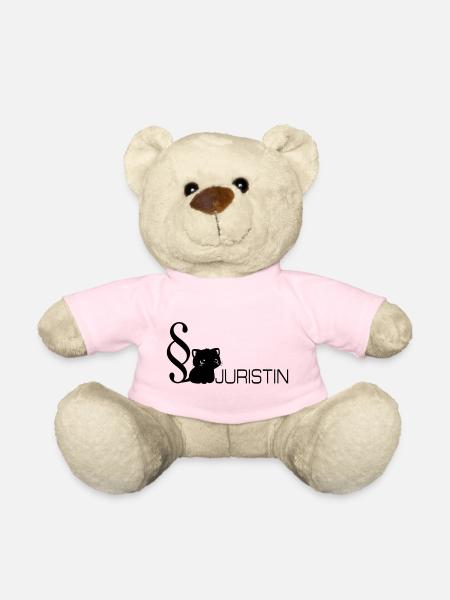 Jura Katze Juristin - Teddy - Hellrosa