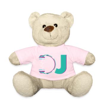 DJ Kopfhörer Musik DJing Discjockey Musiker DJ - Teddy - Hellrosa - Vorne