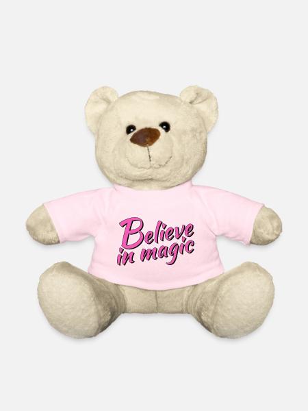 Believe in magic - Teddy - Hellrosa - Vorne