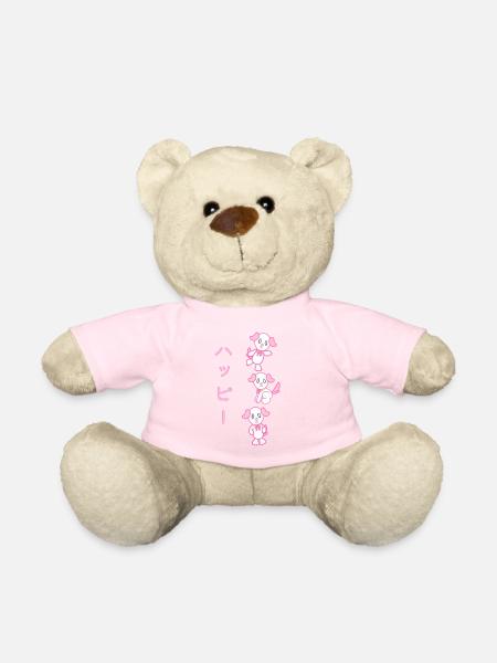 KawaiiDOGGOS – Luv "Happy"-Druck - Teddy - Hellrosa