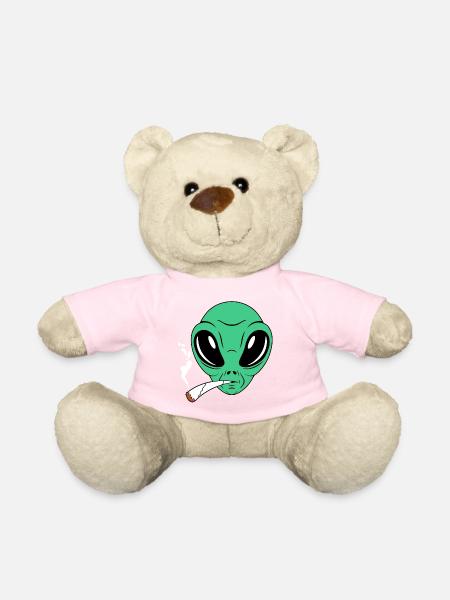 Raucher Alien - Teddy - Hellrosa