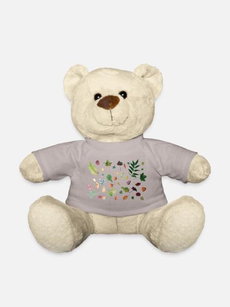 Blätter - Teddy - Taupe - Vorne