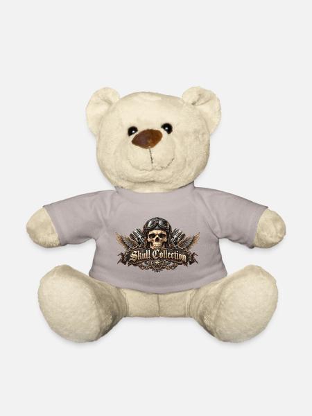 Skull biker biker wings Skull Collection - Teddy - Taupe - Vorne