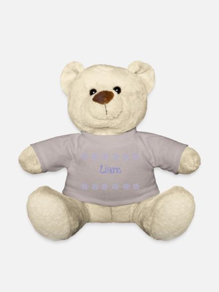 Liam Lavender Bubbles - Teddy - Taupe