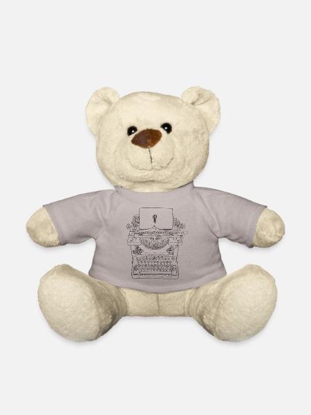 Typewriter Love - Teddy - Taupe - Vorne