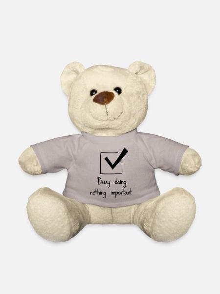Beschäftigt mit nichts Wichtigem, Black - Teddy - Taupe