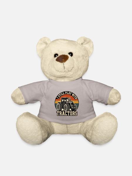 I Still Play With Tractors - Teddy - Taupe - Vorne
