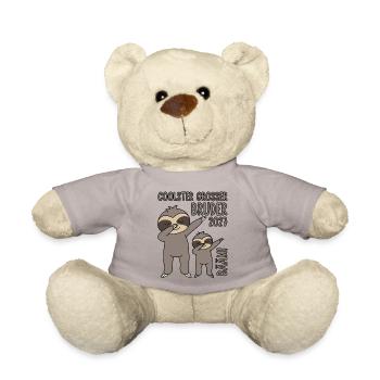 Bääm! Coolster Großer Bruder 2027 Dabbing Faultier - Teddy - Taupe - Vorne