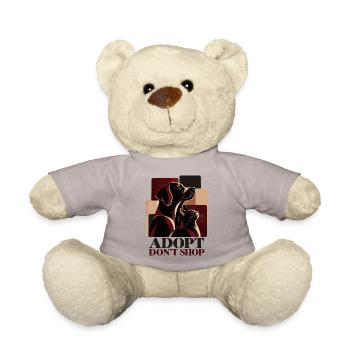 Adopt Don’t Shop Dog & Cat - Teddy - Taupe - Vorne