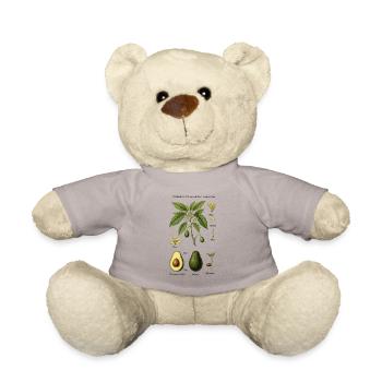 Botanische Avocado-Karte Persea Americana - Teddy - Taupe - Vorne