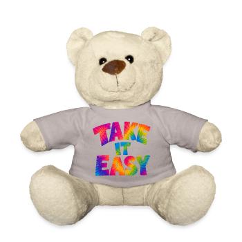 TAKE IT EASY – Entspannt in den Sommermodus - Teddy - Taupe - Vorne