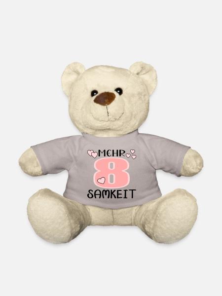 Mehr Achtsamkeit - Bewusstsein Meditation - Teddy - Taupe