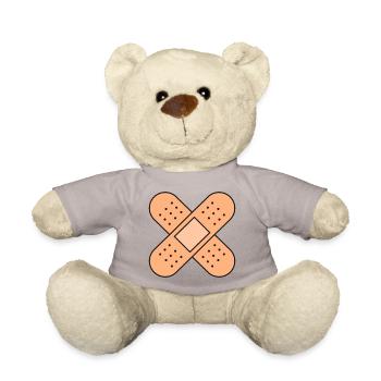 Gips-Kreuz - Teddy - Taupe - Vorne