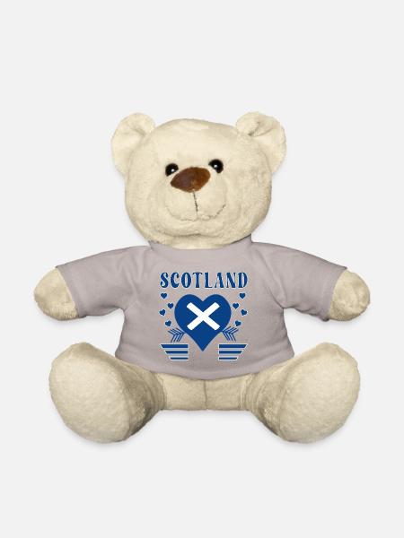 Scotland Heart - Teddy - Taupe