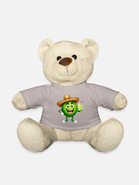Happy Lime mit einem Getränk - Teddy - Taupe