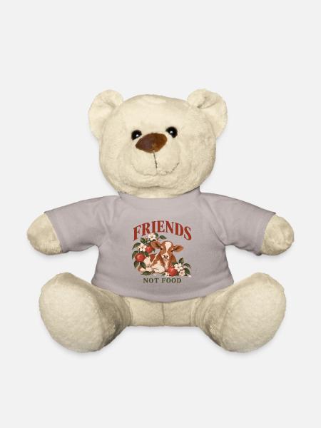 Friends Not Food Cow - Teddy - Taupe - Vorne