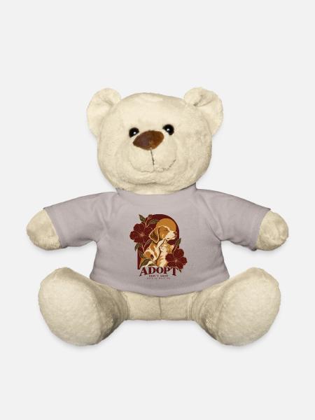 Adopt Don’t Shop Dog & Cat - Teddy - Taupe - Vorne