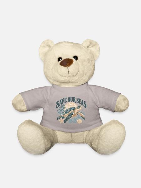Save Our Seas Sea Turtle - Teddy - Taupe - Vorne