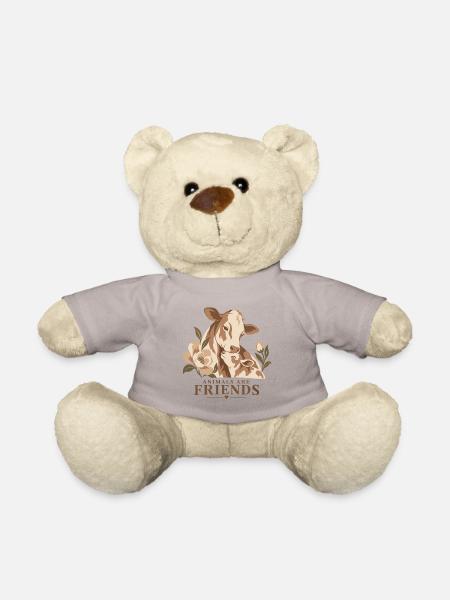 Animals Are Friends Cow & Calf - Teddy - Taupe - Vorne