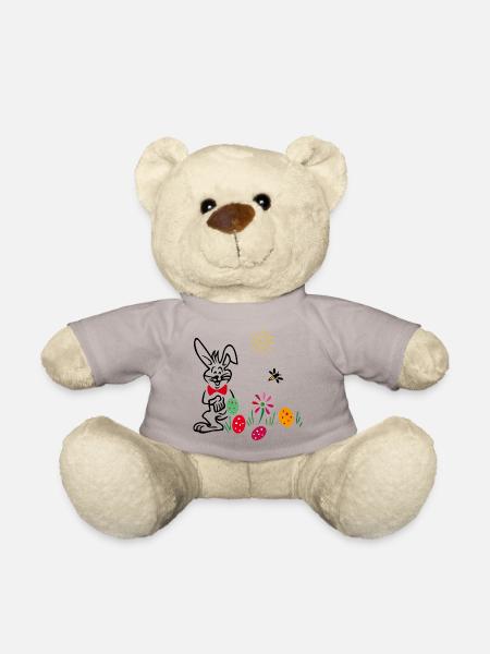 Osterhase Osterfest - Teddy - Taupe