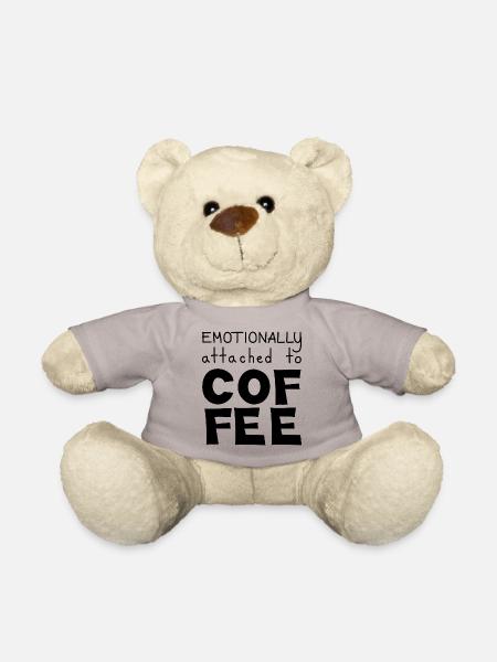 Emotional an Kaffee gebunden, schwarz - Teddy - Taupe - Vorne