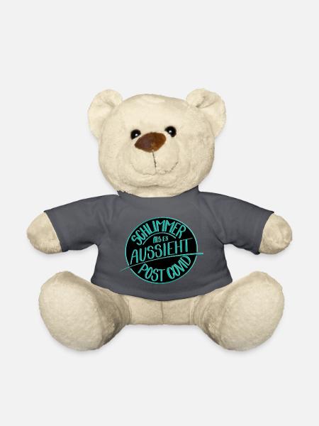 Schlimmer als es aussieht, Post Covid - Teddy - Anthrazit - Vorne