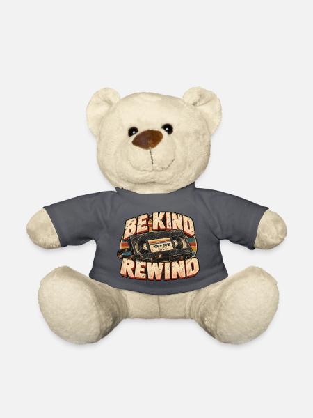 Be Kind Rewind – Vintage-VHS - Teddy - Anthrazit