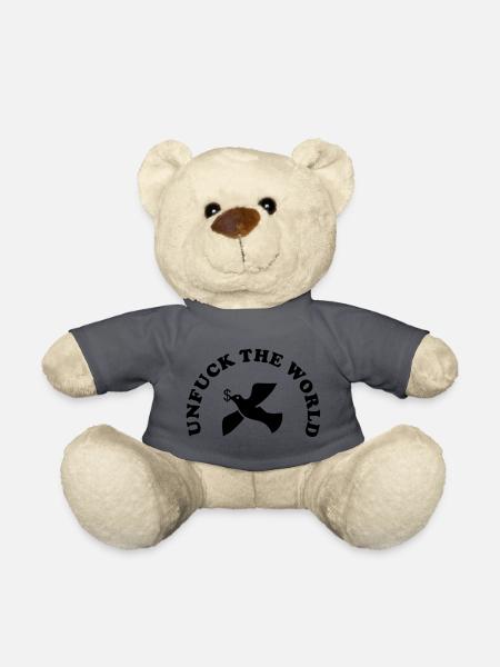 unfuck the world - Teddy - Anthrazit - Vorne