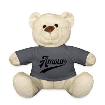 Retro-Vintage-Liebe - Teddy - Anthrazit - Vorne