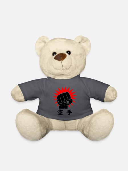 Karate Faust / Fist - Teddy - Anthrazit