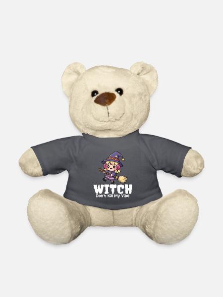 HEXE RUINIERE NICHT MEINE STIMMUNG - HEXE HALLOWEEN - Teddy - Anthrazit
