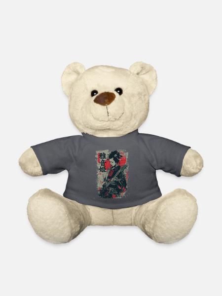 Yōka Gitarristin im Ukiyo-E Stil - Teddy - Anthrazit