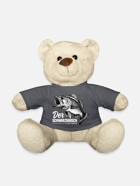 Schwarzbarsch Flüsterer - Teddy - Anthrazit