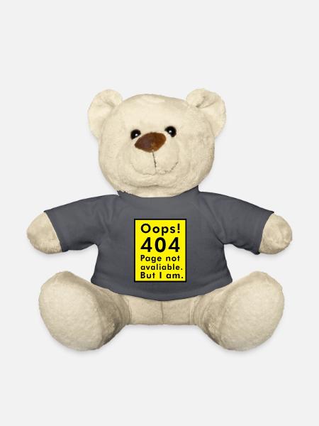 404 error - Teddy - Anthrazit - Vorne
