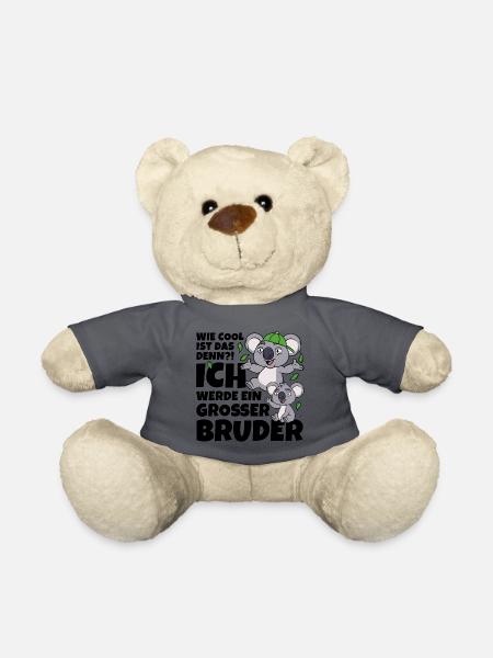 Großer Bruder Koala Koalabär Bär coole Geschwister - Teddy - Anthrazit
