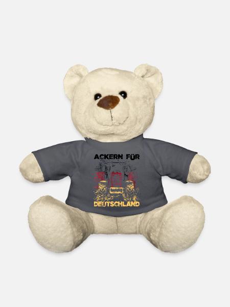 Traktor Flagge Deutschland - Teddy - Anthrazit