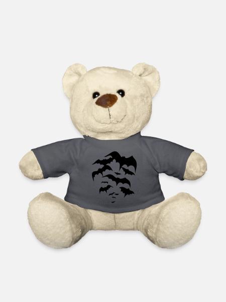 Fledermäuse, bats, Vampire, Dracula - Teddy - Anthrazit