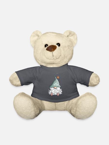 Wichtel Zwerg Weihnachtswichtel Feiertage - Teddy - Anthrazit